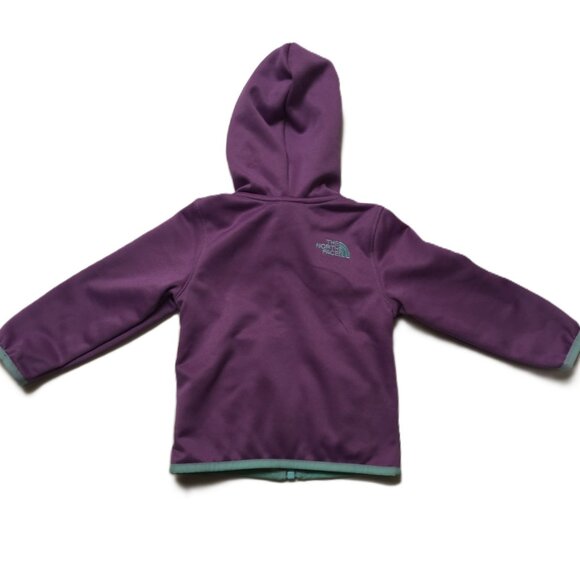 North Face Toddler Full Zip Hoodie Jacket Blue / Orange Size 6-12 Months - Picture 2 of 15